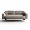 Grijs stoffen bank van 190 x 85 x 75cm met moderne uitstraling